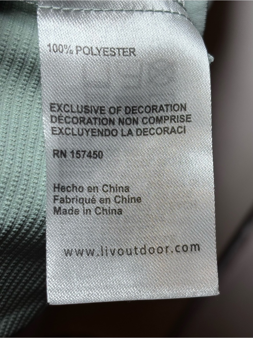 LIV Outdoor Colorblock Hooded Windbreaker Anorak Lightweight Pullover Jacket XL - Picture 10 of 10